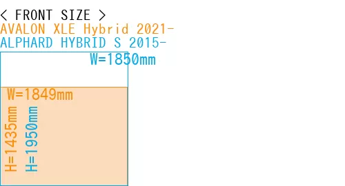 #AVALON XLE Hybrid 2021- + ALPHARD HYBRID S 2015-